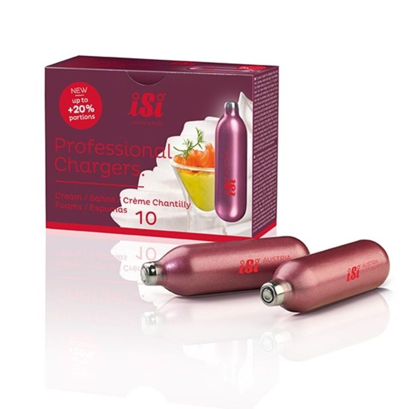 iSi Gasspatron til Kremsprøyte (10-pack) - Profesjonell Kremkvalitet