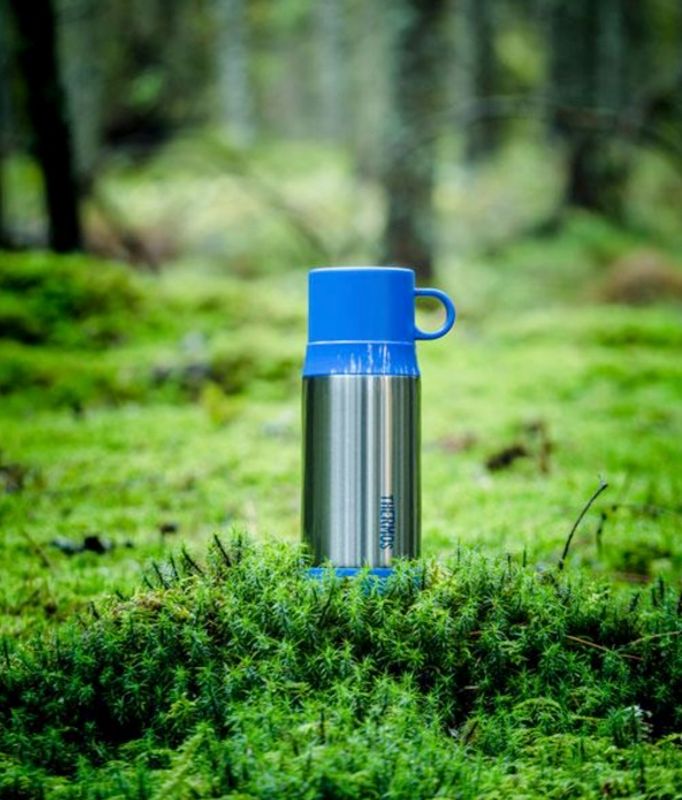 Thermos 355 ml Stål/blå