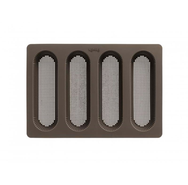 Silikonform for rundstykker 2-pk