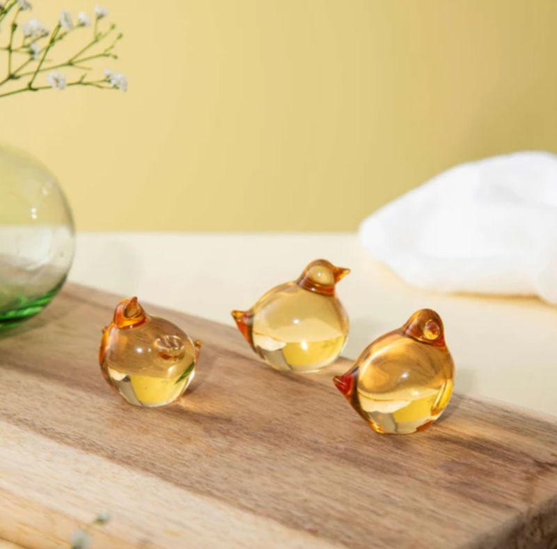 Kyllinger 3pk 4cm gul