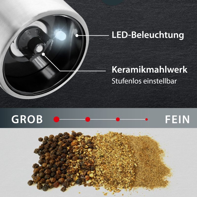ADE Elektrisk salt/pepperkvern