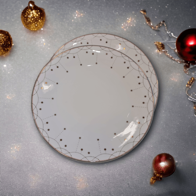 Hovedbilde Julemorgen Girlander Middag 28cm 2-pk